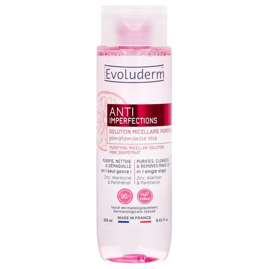 Evoluderm puhdistava misellivesi, 250 ml