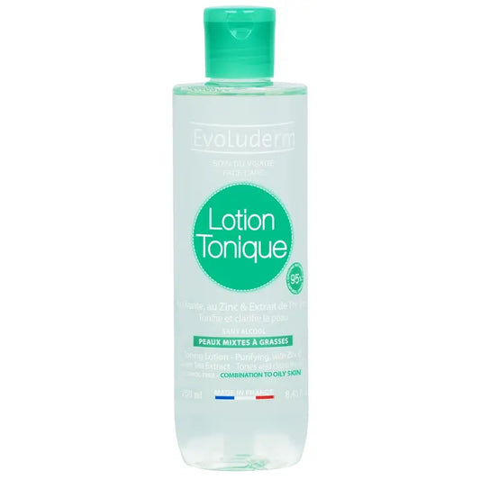 Evoluderm virkistävä kasvovesi sekaiholle, 250 ml