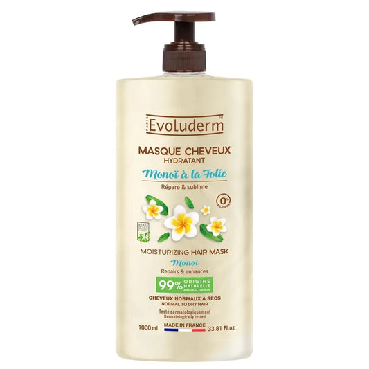 Evoluderm Monoi-hiusnaamio, 1000 ml