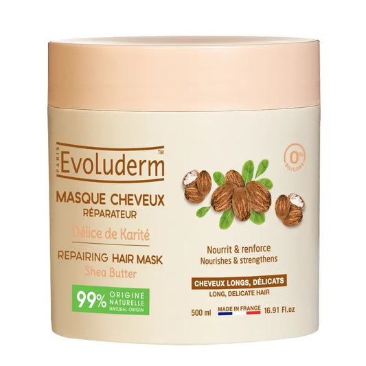 Evoluderm Sheavoi-hiusnaamio, 500 ml
