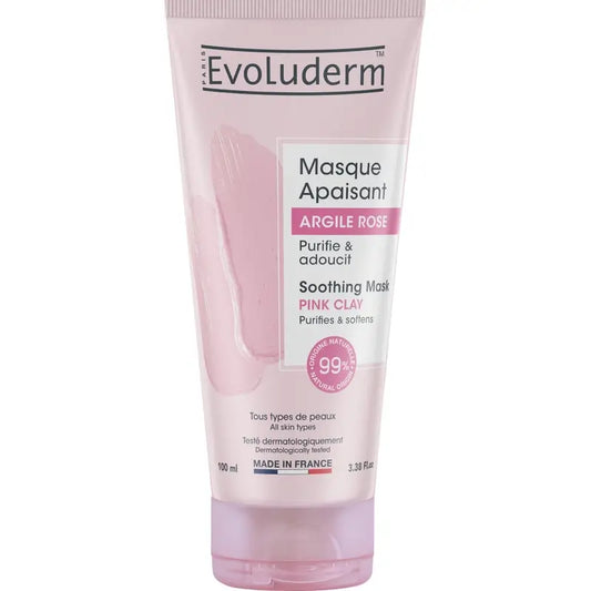 Evoluderm vaaleanpunainen savinaamio, 100 