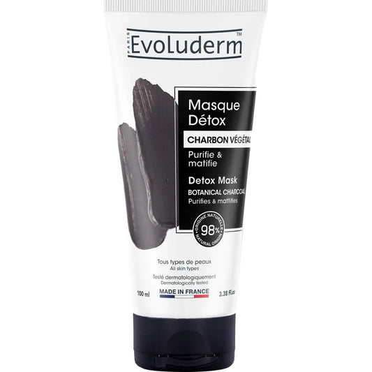 Evoluderm Detox-kasvonaamio hiilellä, 100 