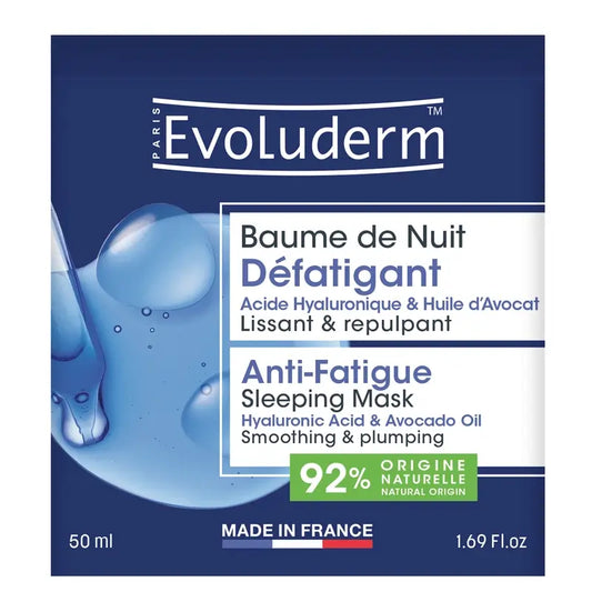 Evoluderm väsymystä torjuva yönaamio, 50 ml