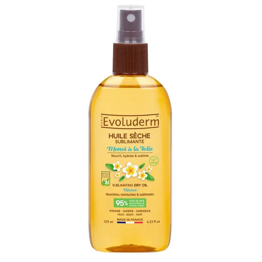 Evoluderm Monoi A La Folie -kuivavoide, 125 ml
