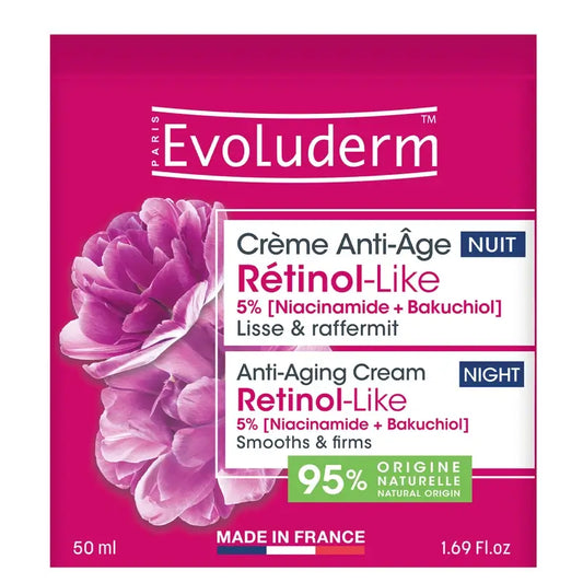 Evoluderm Anti-Aging-yövoide, 50 ml