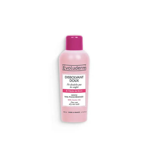Evoluderm kynsilakanpoistoaine, jossa on risiiniöljyä – Huile De Ricin, 200 ml