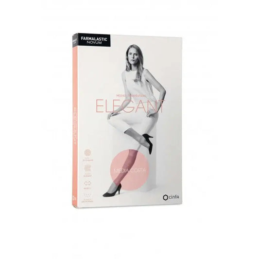 Farmalastic Novum Elegant, Short Size Light Compression Chocolate Colour, Level 3