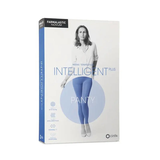 Farmalastic Novum Intelligent Stocking Size Plus Pantyhose Tan, Size 2