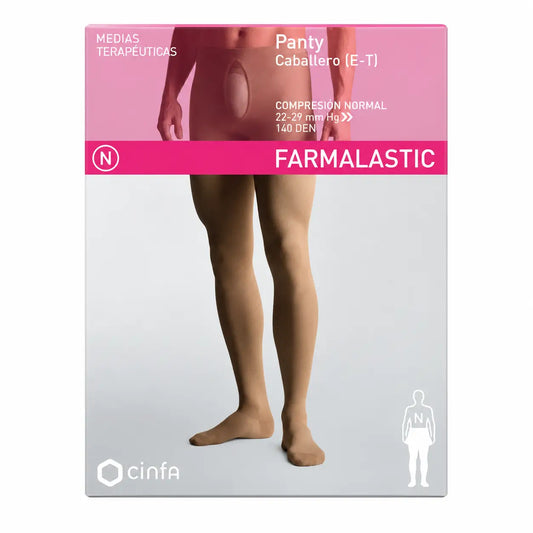 Farmalastic miesten kompressiosukkahousut, normaali kompressio, koko XL