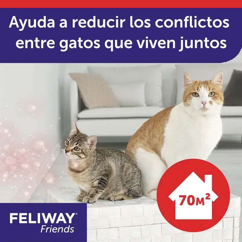 Ceva Feliway Friends -hajustin + täyttöpakkaus 48 ml
