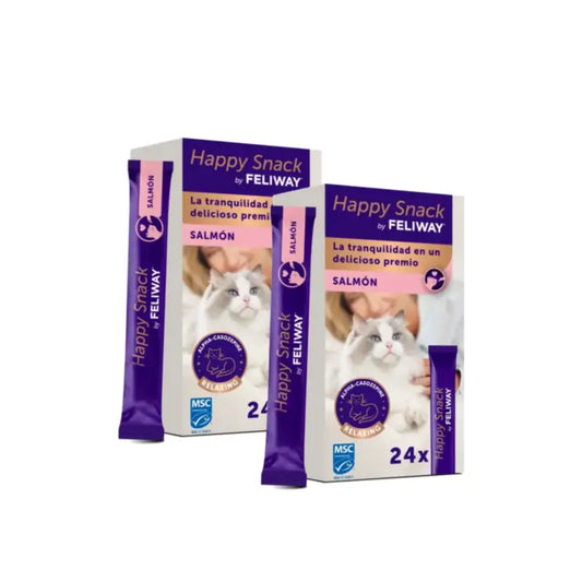 Feliway Happy Snack, lohimaku, 2 x 24 pussia