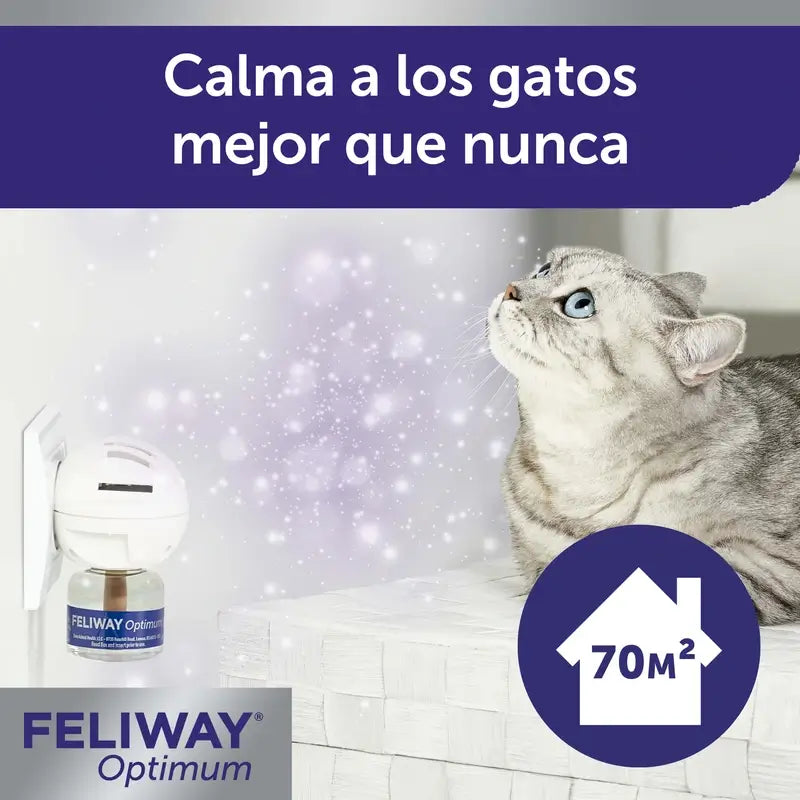 Feliway Optimum -tuoksulaite + täyttöpakkaus 48 ml