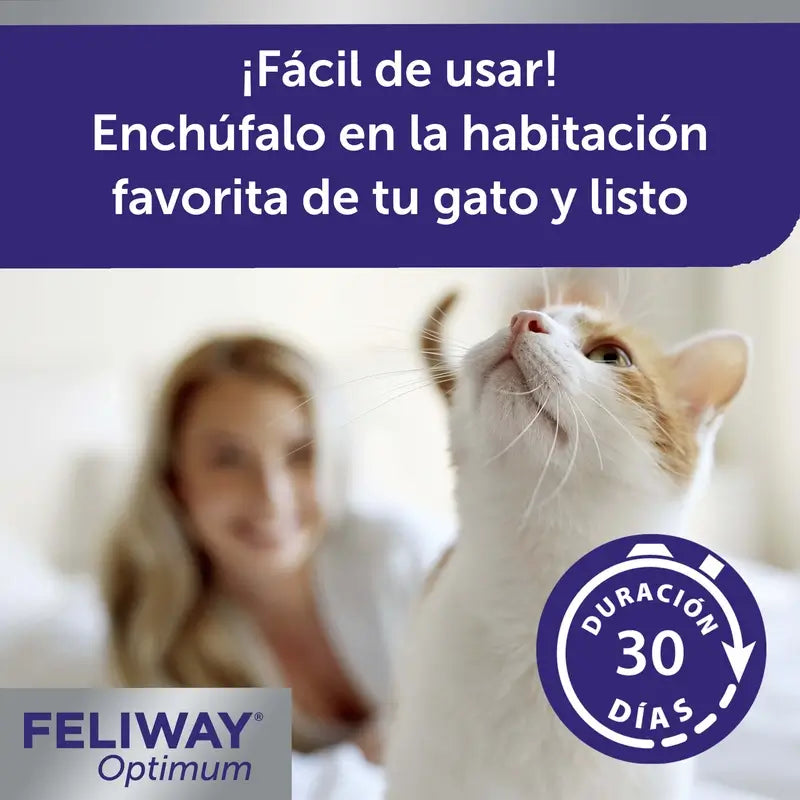 Feliway Optimum -tuoksulaite + täyttöpakkaus 48 ml