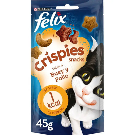 Felix Crispies naudanliha–kana 8 x 45 g