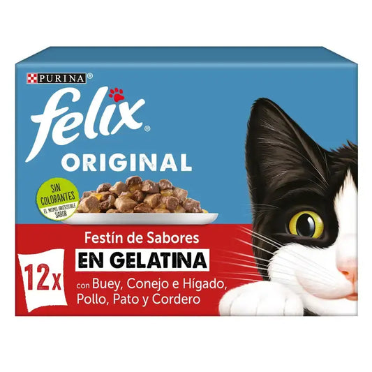 Felix Original Sabor Campo -hyytelö 6 x 12 x 85 grammaa