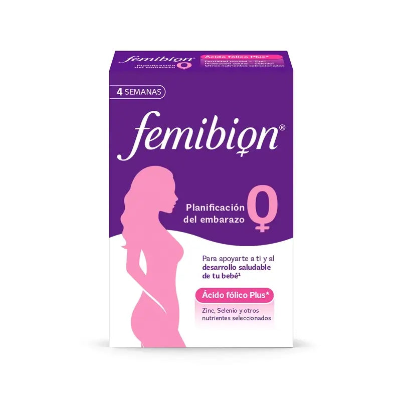Femibion 0 Raskauden suunnittelu foolihapolla Plus, 28 tablettia
