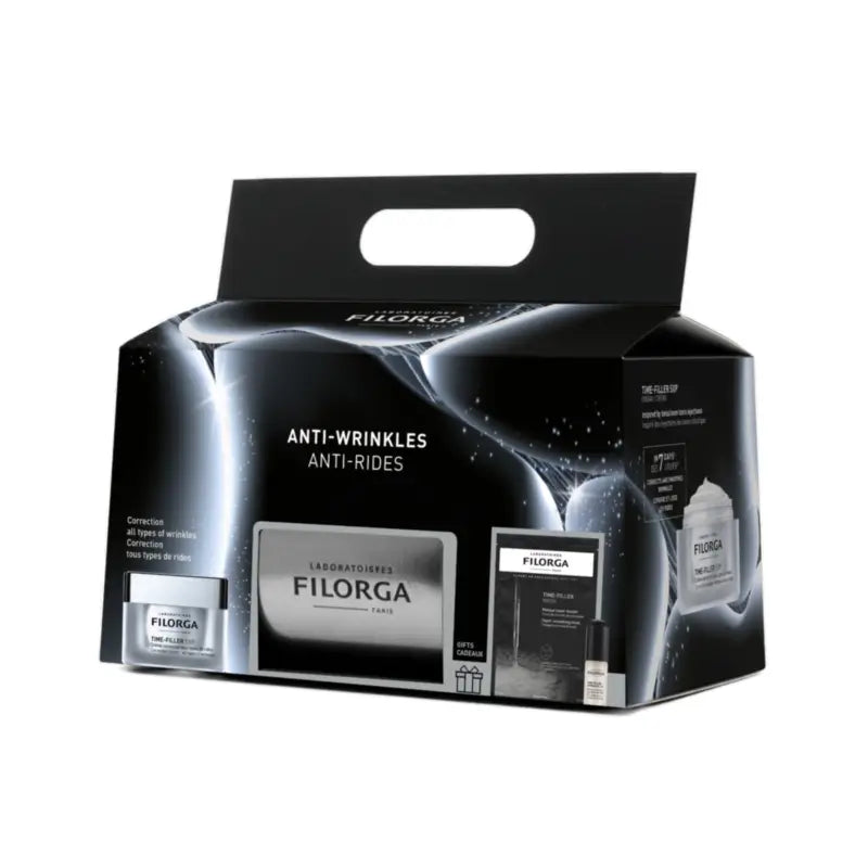 Filorga Time Filler 5XP -joulupaketti: voide 50 ml + seerumi 5 ml + kasvonaamio 20 ml