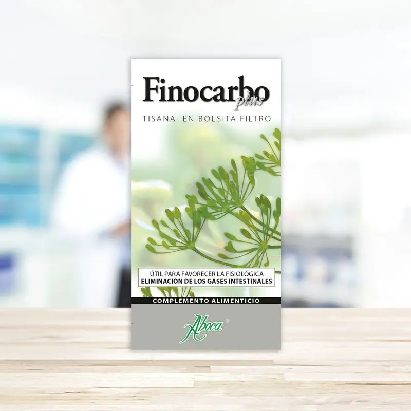 Aboca Finocarbo Plus Ruoansulatusta edistävä yrttitee, 20 pussia