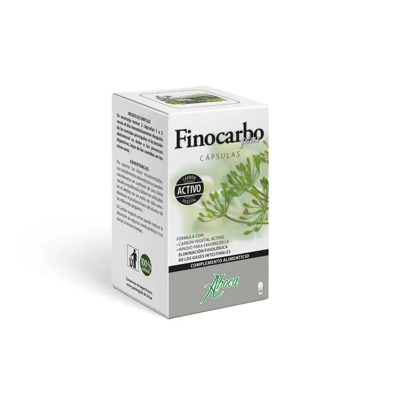 Aboca Finocarbo Plus Intestinal Gas, 50 Capsules