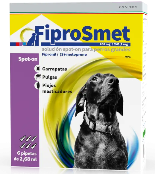 Fiprosmet Large Dogs 6 Pipettes 2,68 Ml