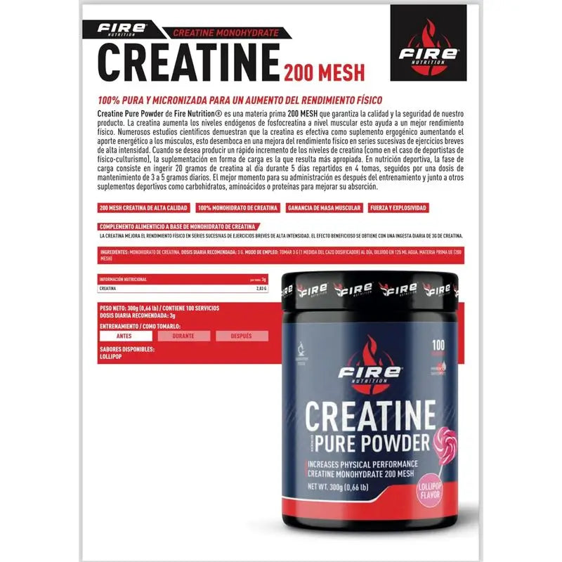 Fire Nutrition Pure Creatine 300 g. 