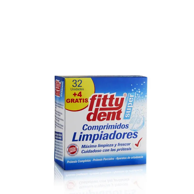 FITTYDENT SUPER HAMMASPROTEESIN PUHDISTUSTABLETIT, 32 KPL