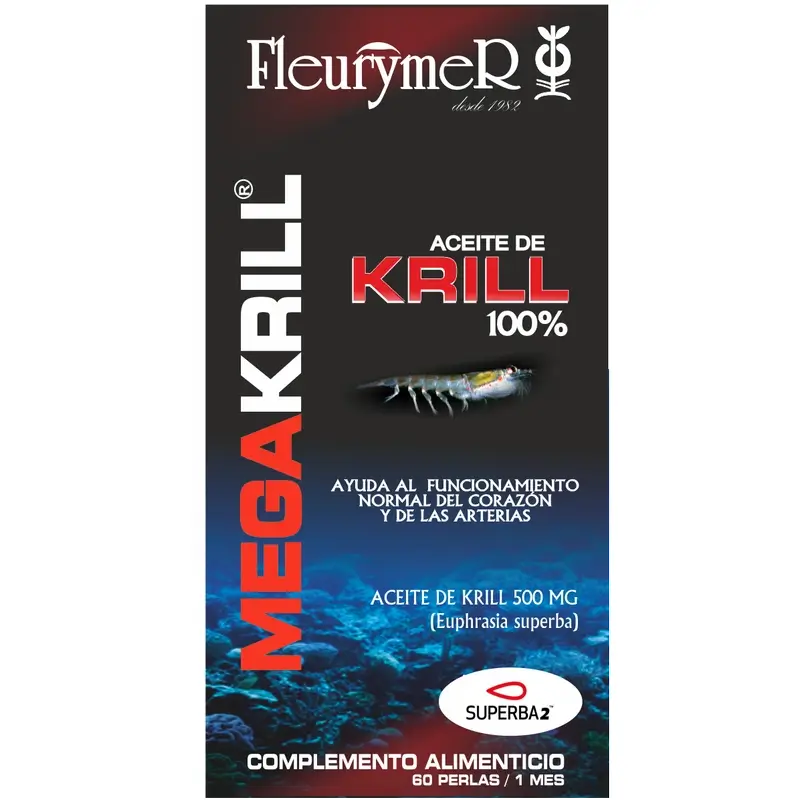 Fleurymer Megakrill-öljy, 60 kapselia