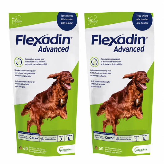 Flexadin Advance -nivelten suoja-aine koirille, 2 x 60 tablettia