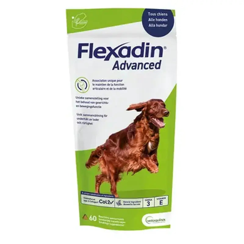 Flexadin Advance -rustoa suojaava valmiste koirille, 60 tablettia