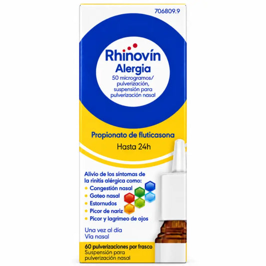 Rhinovín 50 mcg/paineiskua nenäsumutin 60 annosta
