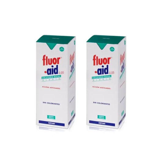 Fluor Aid Fluor Aid Daily Oral Mouthwash 0'05, 2X500 Ml
