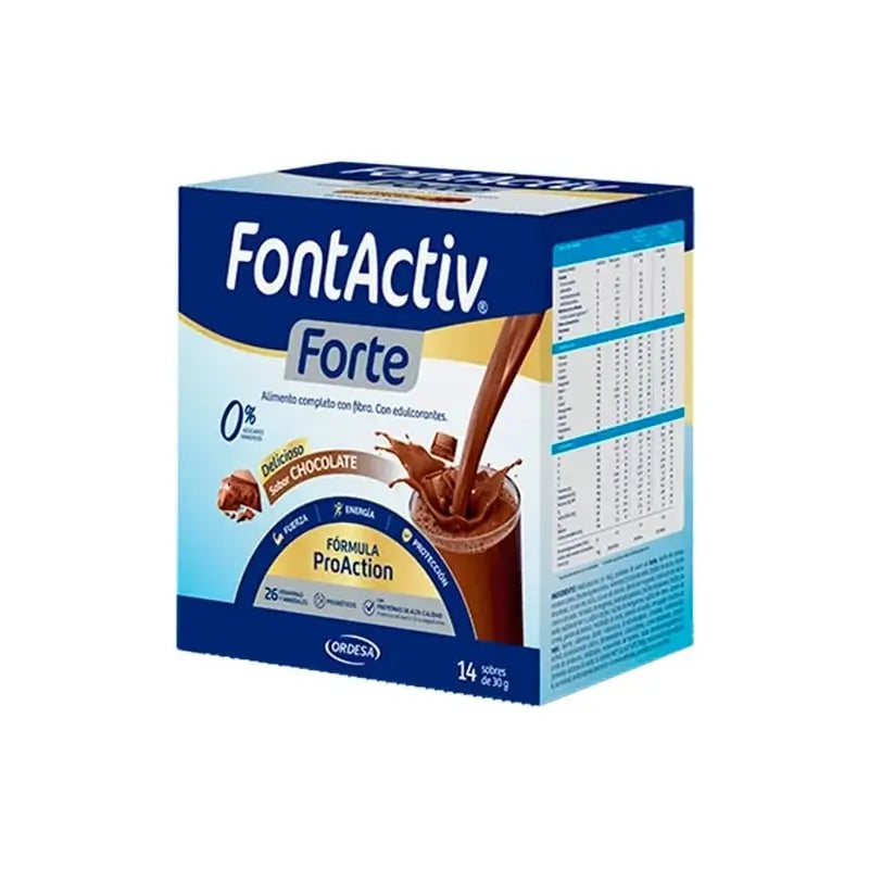Fontactiv Proaction Forte Chocolate, 14 pussia à 30 g