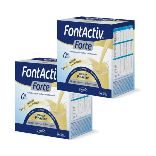 FontActiv Forte Vanilja, 28 pussia à 30 g