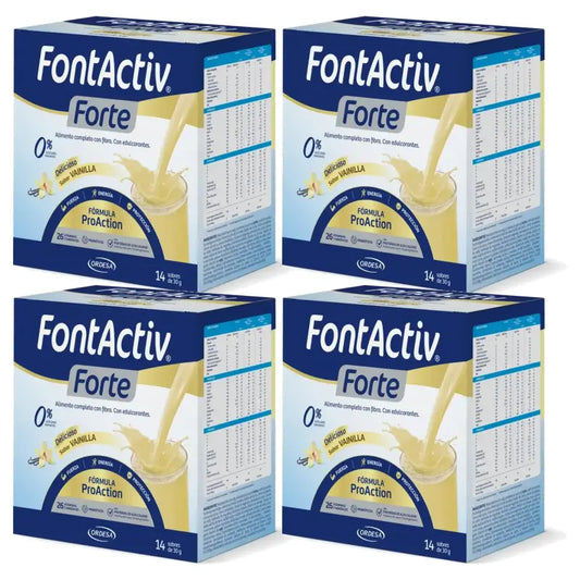 FontActiv Forte Vanilja, 56 pussia à 30 g