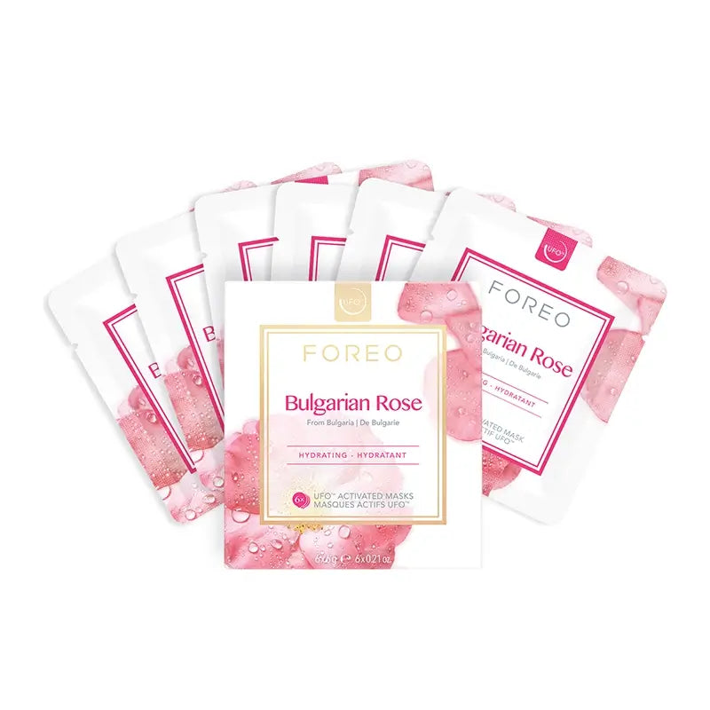 Foreo Ufo Mask Bulgarian Rose, 6 kpl
