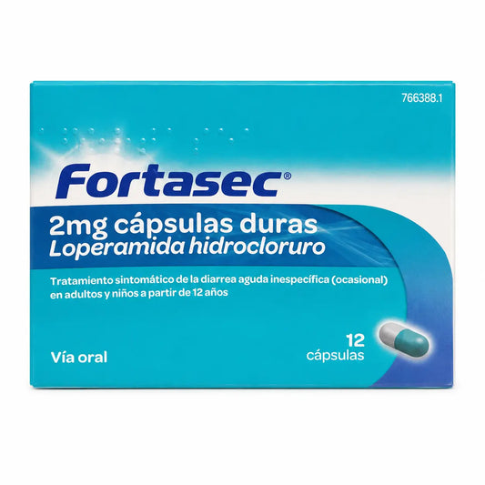 Fortasec 2 mg, 12 kovaa kapselia