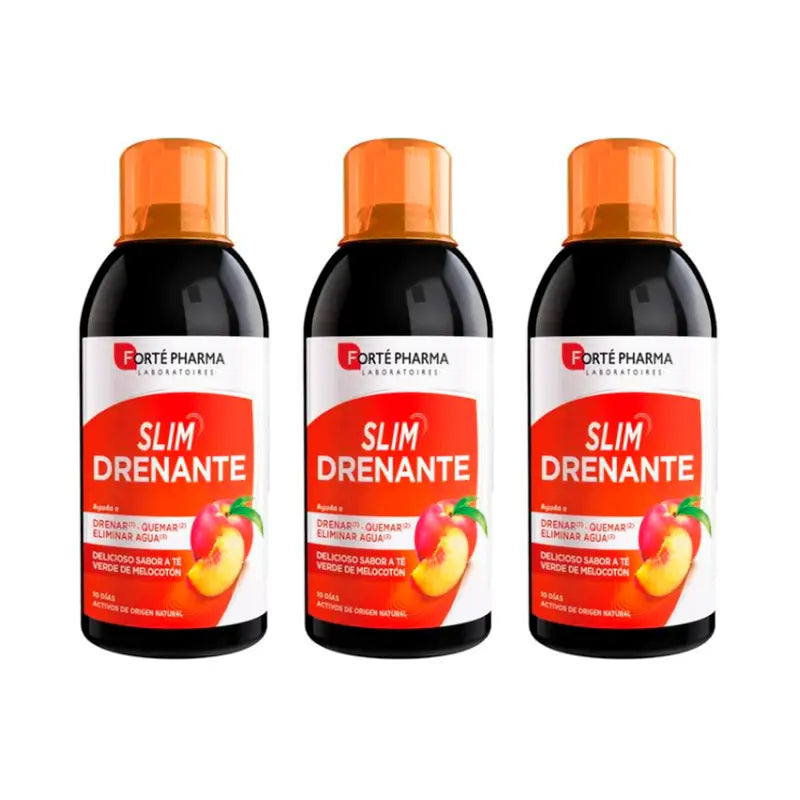 Forté Pharma Triplo Slim Drenante, 3 x 500 ml