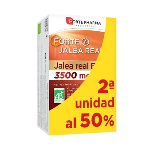 Forté Pharma Forté Bio-kuningatarhyytelö 3500 -pakkaus (2. kpl 50 %:n alennuksella), 20 ml