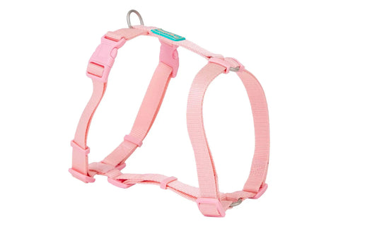Freedog Basic-nylonvaljaat, vaaleanpunaiset, 20 mm, 51/70 cm