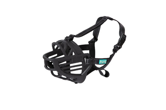 Freedog Ergo Plus -kuonokoppa, musta, koko M, 27 cm