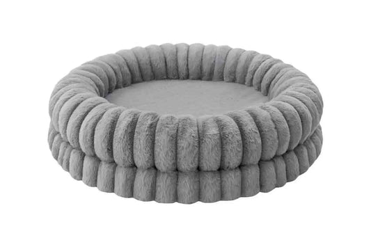 Freedog Muffin-peti, harmaa, 76x76x18 cm