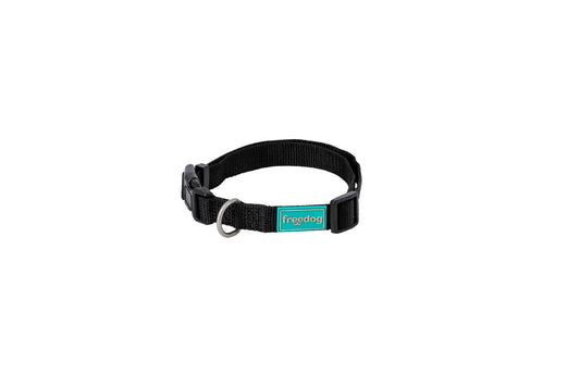 Freedog-kaulapanta, nylon, Basic, musta, 10 mm, 20/35 cm