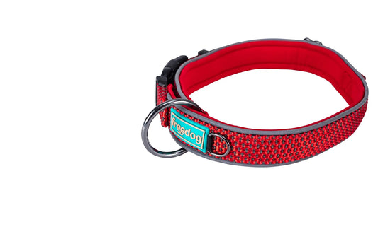 Freedog Nylon Extreme -kaulapanta, punainen, 20 mm, 35/51 cm