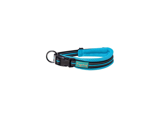 Freedog Soft Sport -kaulapanta, turkoosi, 20 mm, 35/60 cm