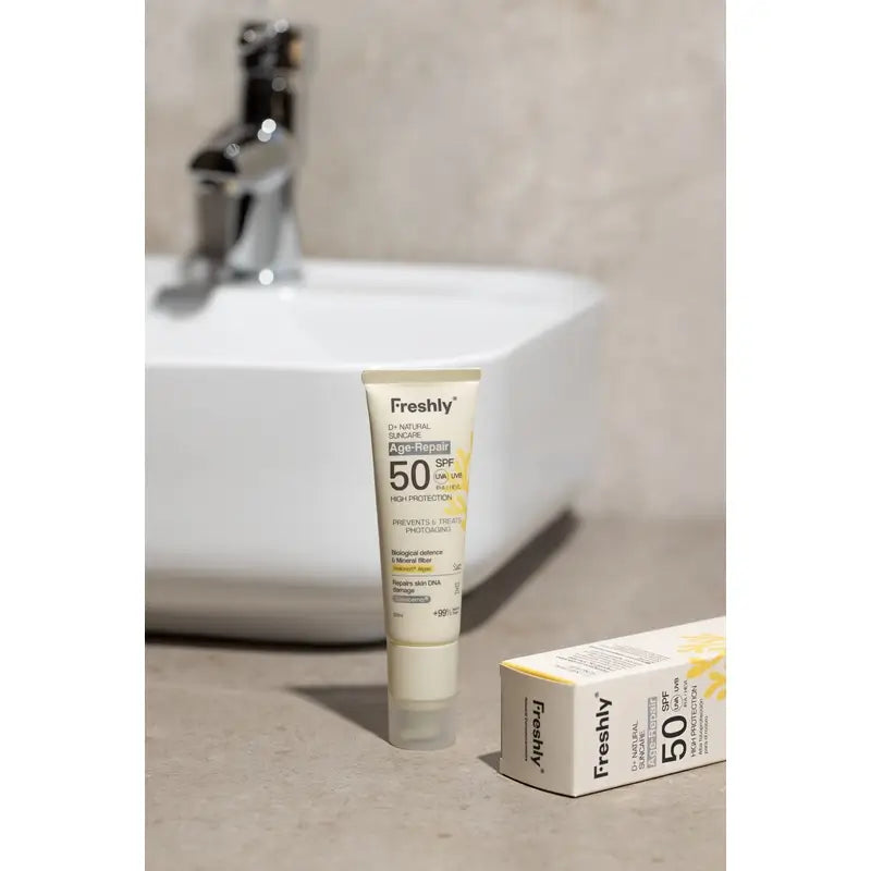 Freshly D+ Natural Suncare Age-Repair SPF 50, 50 ml