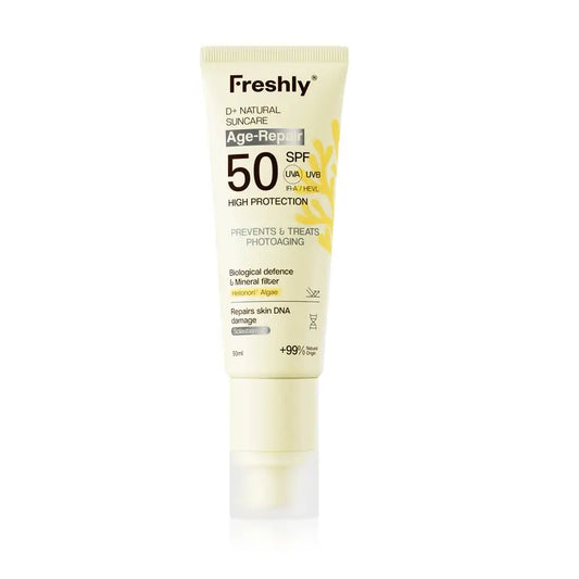Freshly D+ Natural Suncare Age-Repair Spf50, 50 ml