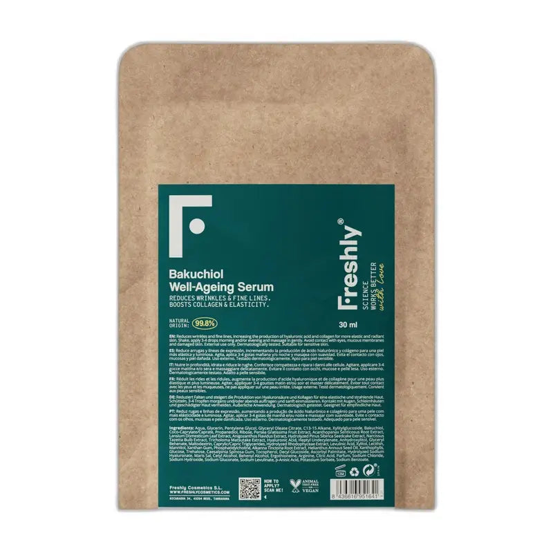 Freshly Refill Bakuchiol -anti-aging-seerumi, 30 ml