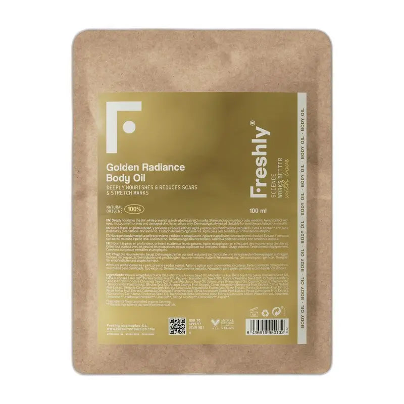 Freshly Refill Golden Radiance -vartaloöljy, 100 ml