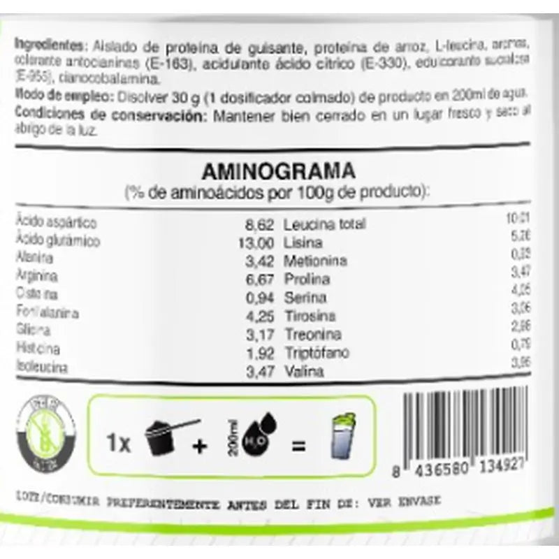 Fullgas Vegan Protein -mustikka 500 g