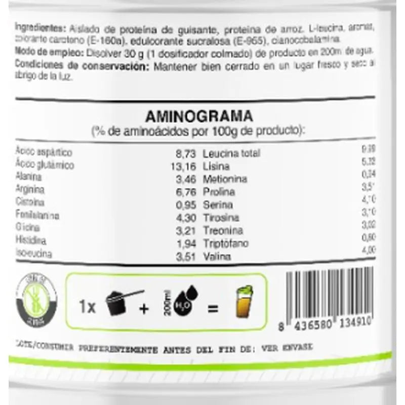 Fullgas Vegan Protein Flan, vanilja-karamelli, 500 g. 